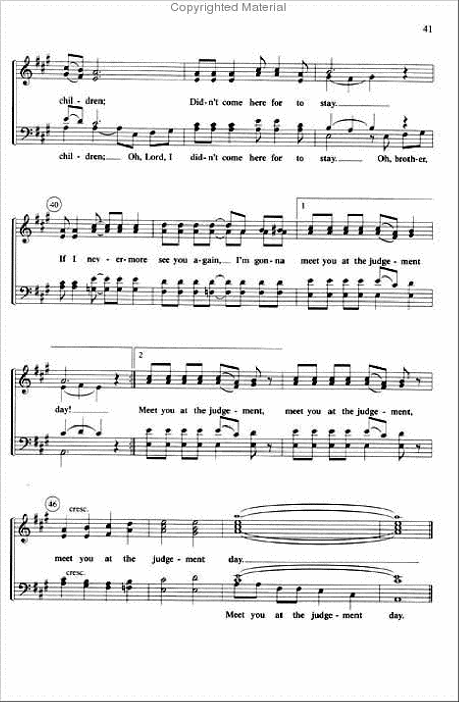 <br>Sheet music extract