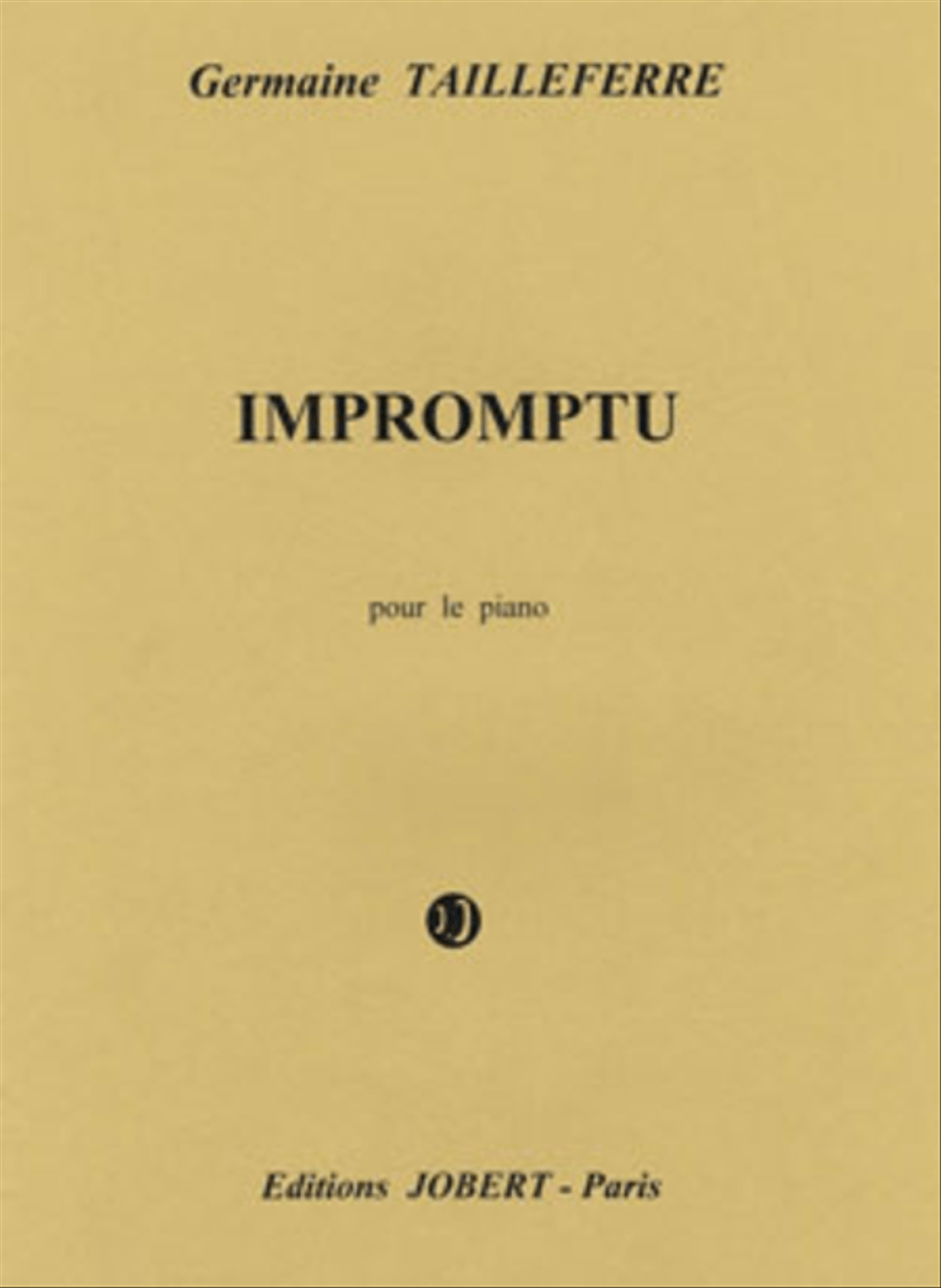 Impromptu Pour Piano Piano Solo scores gallery preview page 1