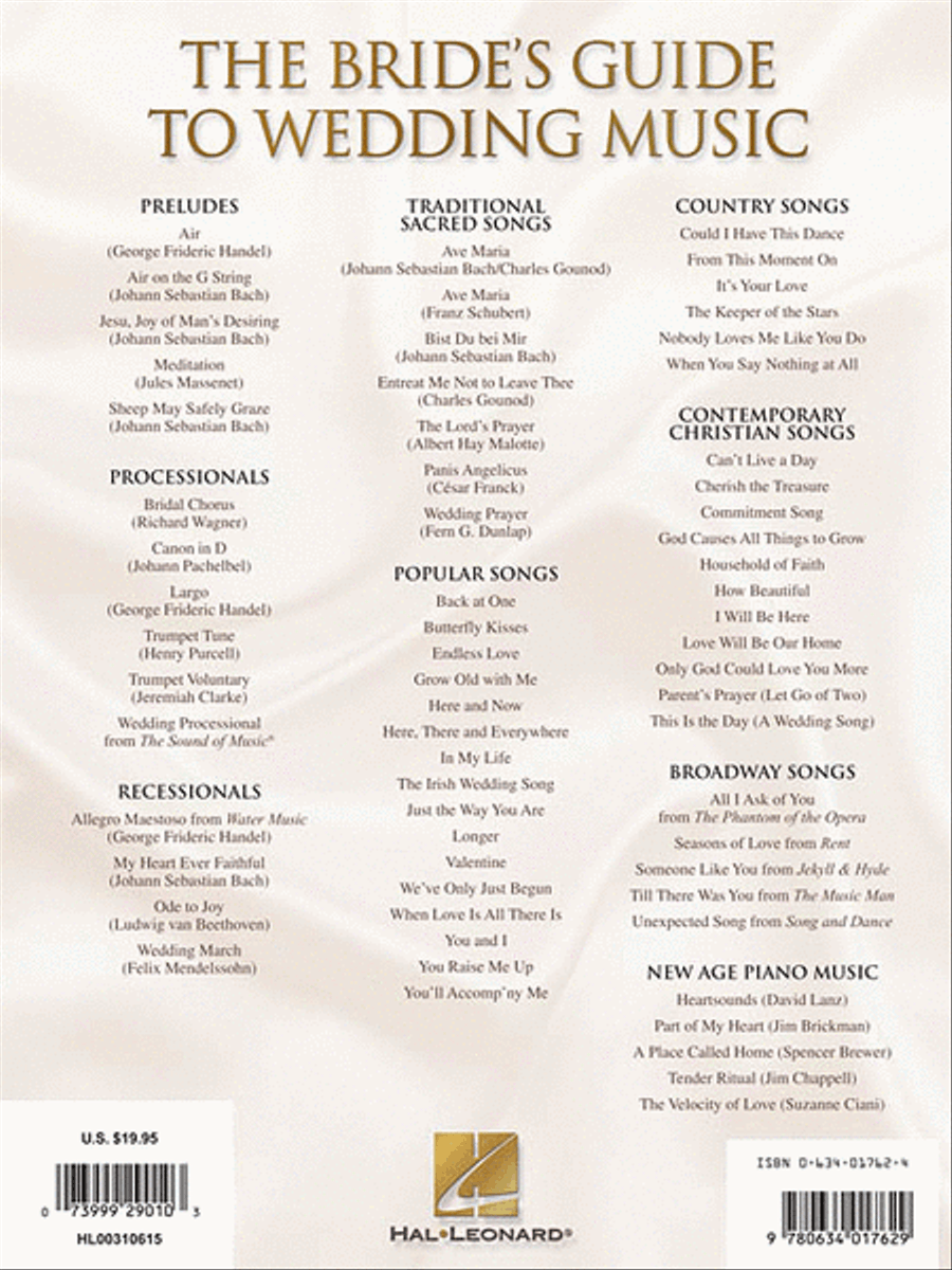 The Bride's Guide to Wedding Music - 2nd Edition