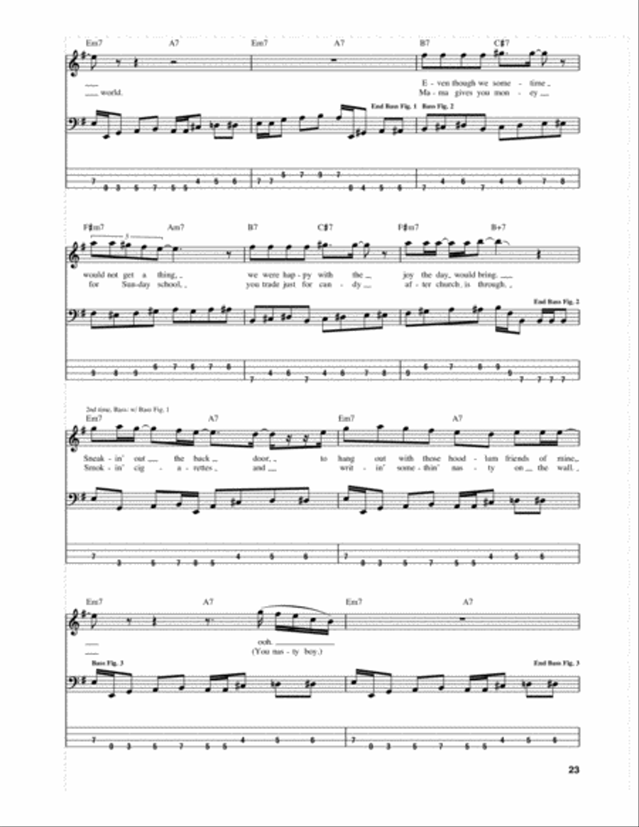 I Wish Guitar Tablature scores gallery preview page 2