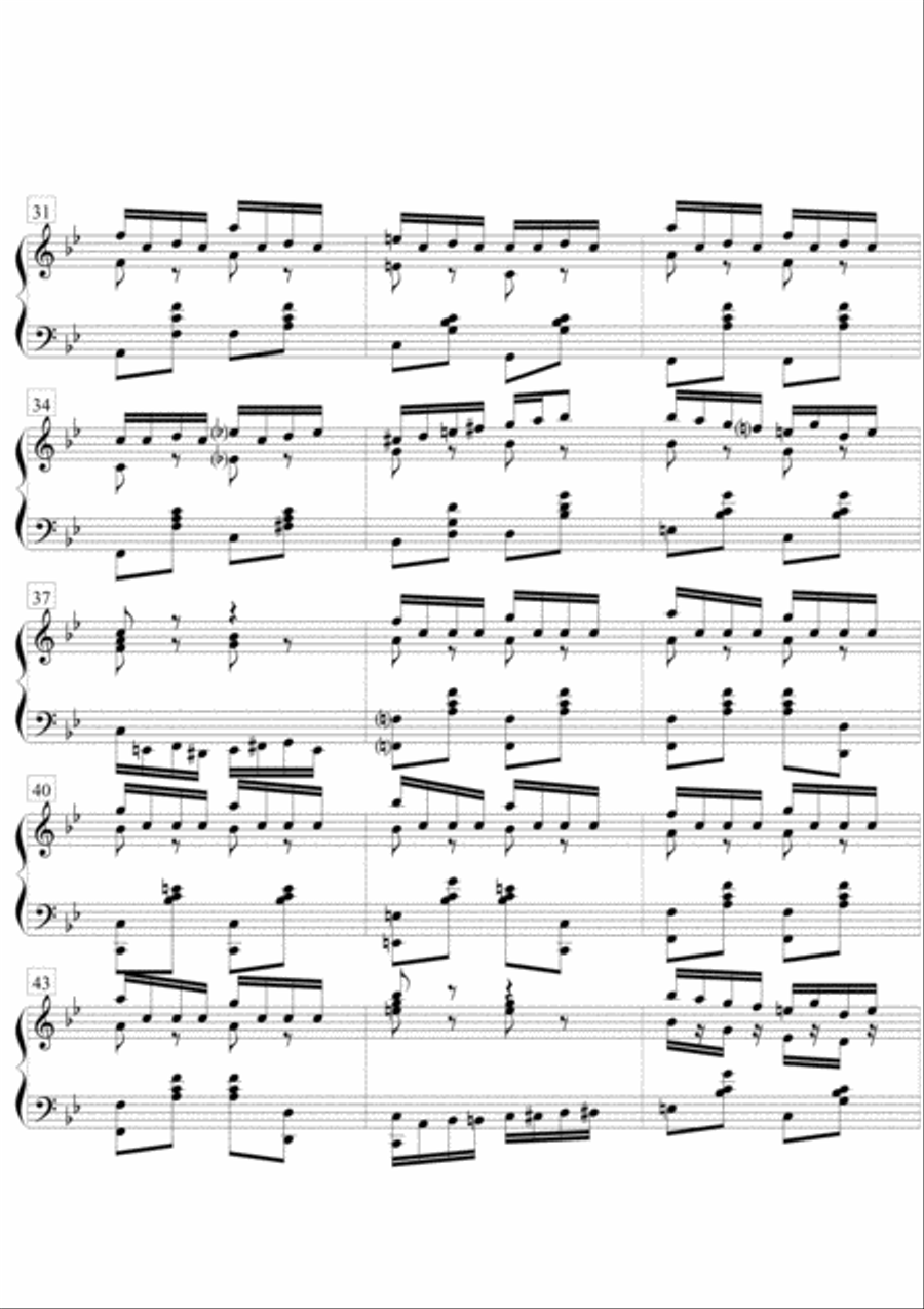 ALLEGRO DI RAGTIME Piano Solo scores gallery preview page 4