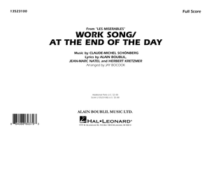 Work Song/At the End of the Day (Les Misérables) (arr. Jay Bocook) - Conductor Score (Full Score)