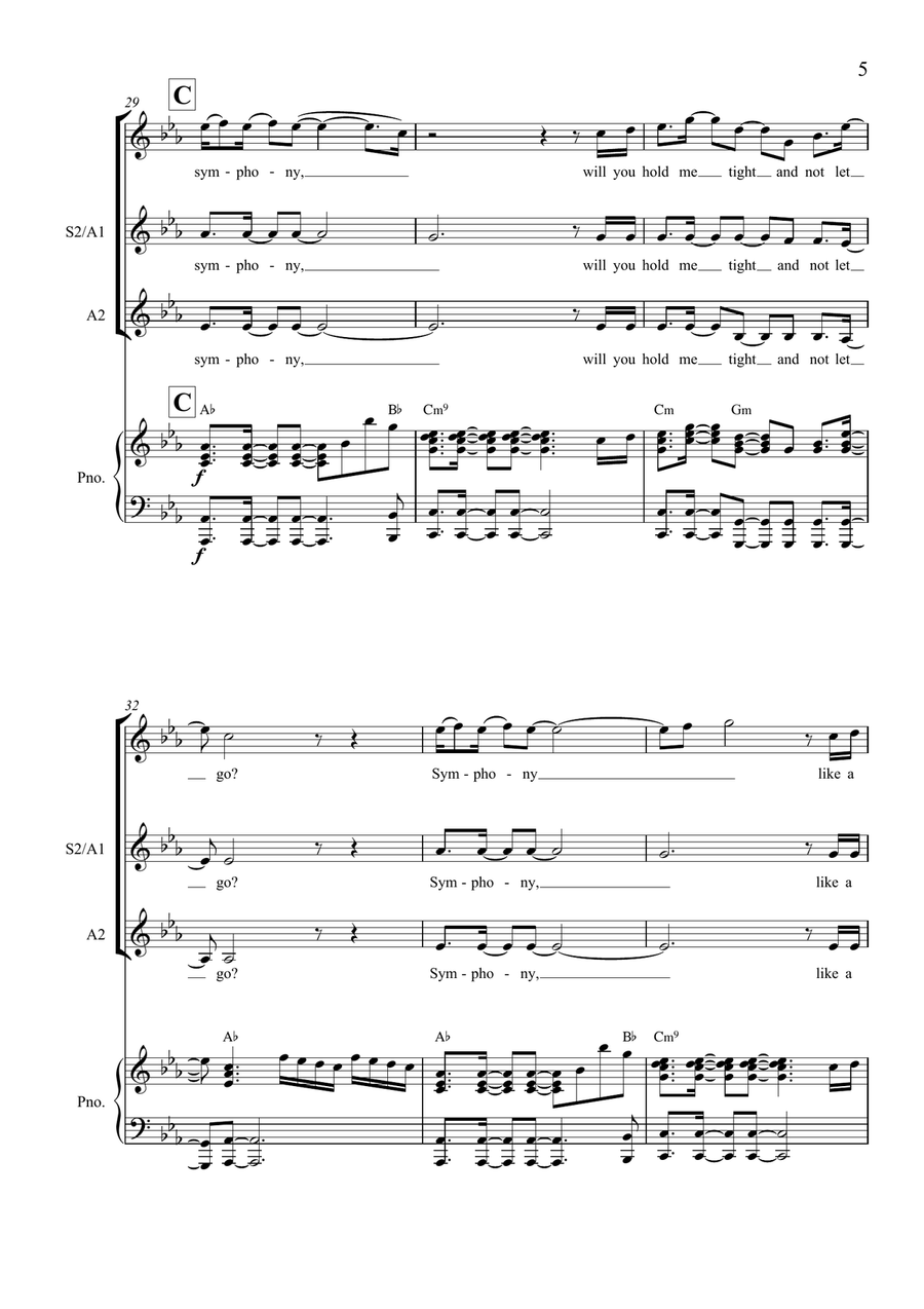 Symphony SSAA scores gallery preview page 5