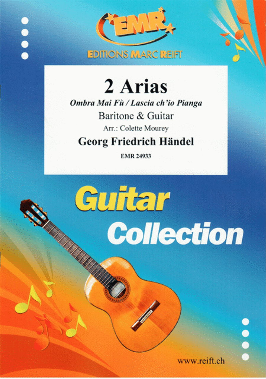 2 Arias Classical Guitar scores gallery preview page 1
