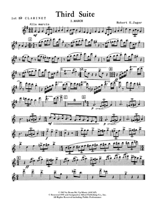 Third Suite (I. March, II. Waltz, III. Rondo): 1st B-flat Clarinet