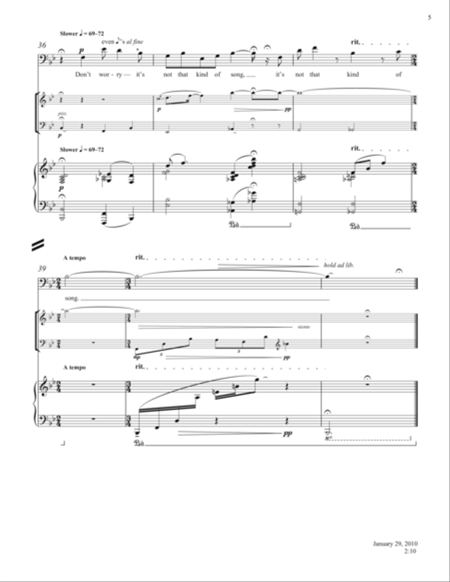 Not that kind of song Piano Trio scores gallery preview page 5