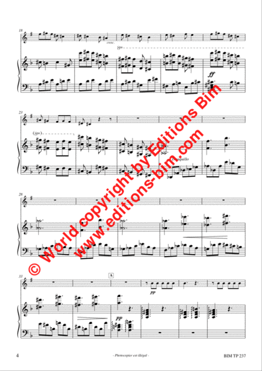 Sonatine in F Trumpet Solo scores gallery preview page 3