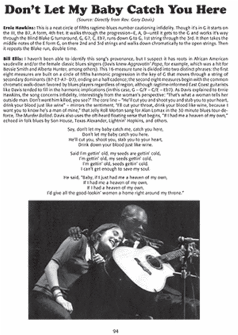 Blues & Ragtime Guitar of Rev. Gary Davis Guitar scores gallery preview page 4