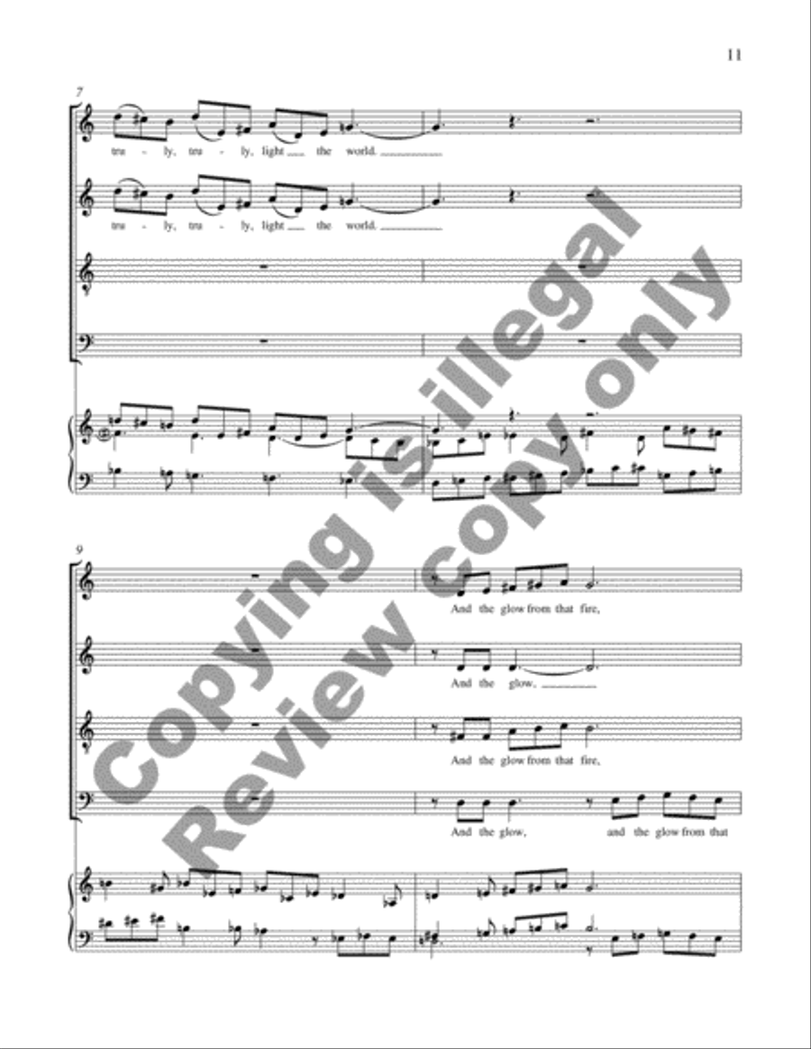 Let The Word Go Forth (Choral Score) 4-Part scores gallery preview page 10