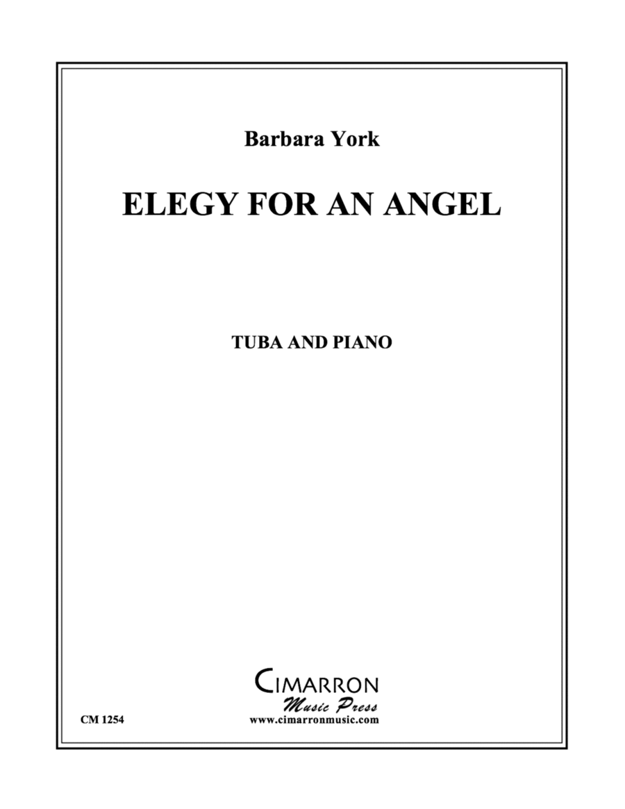 Elegy for an Angel Elegy for an Angel Tuba scores gallery preview page 1