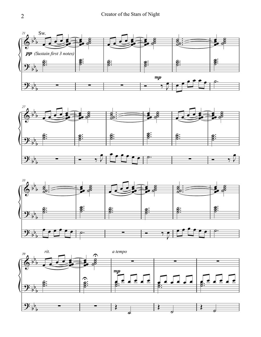 Advent and Christmas Organ Works, Volume 1 by Phil Lehenbauer Organ Solo scores gallery preview page 3