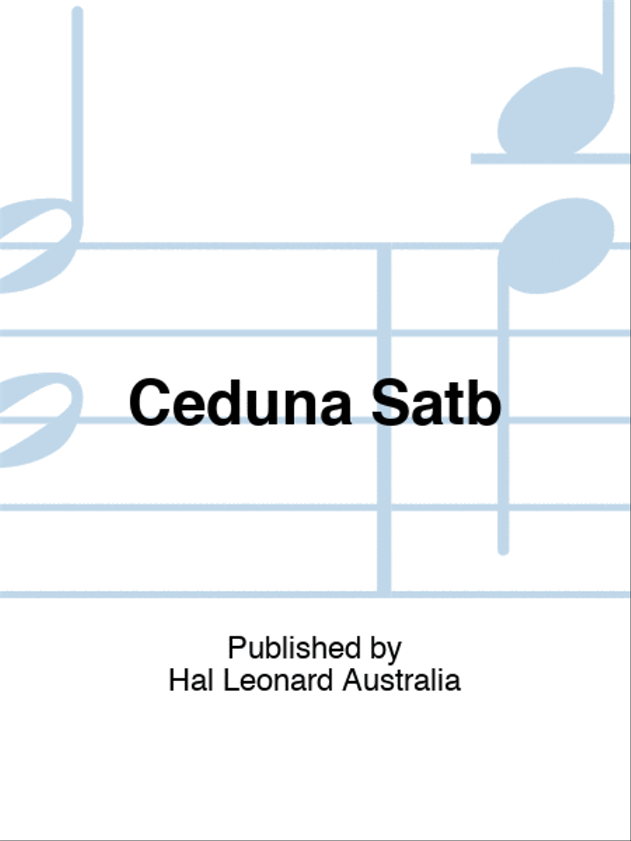 Ceduna Satb 4-Part scores gallery preview page 1