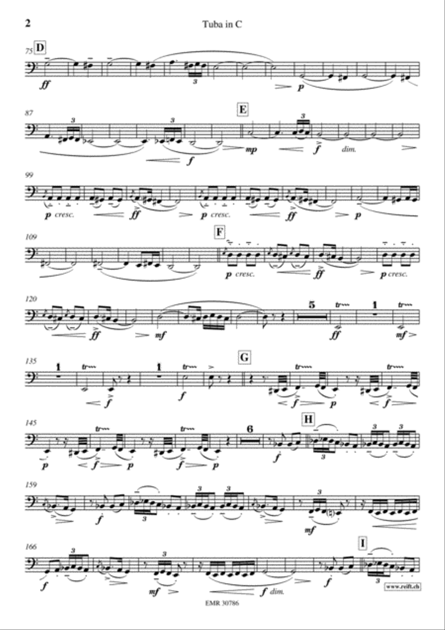 Ritual Fire Dance Tuba scores gallery preview page 3