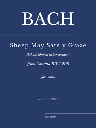 Book cover for Bach: Sheep may safely graze (Schafe können sicher weiden) as played by Khatia Buniatishvili