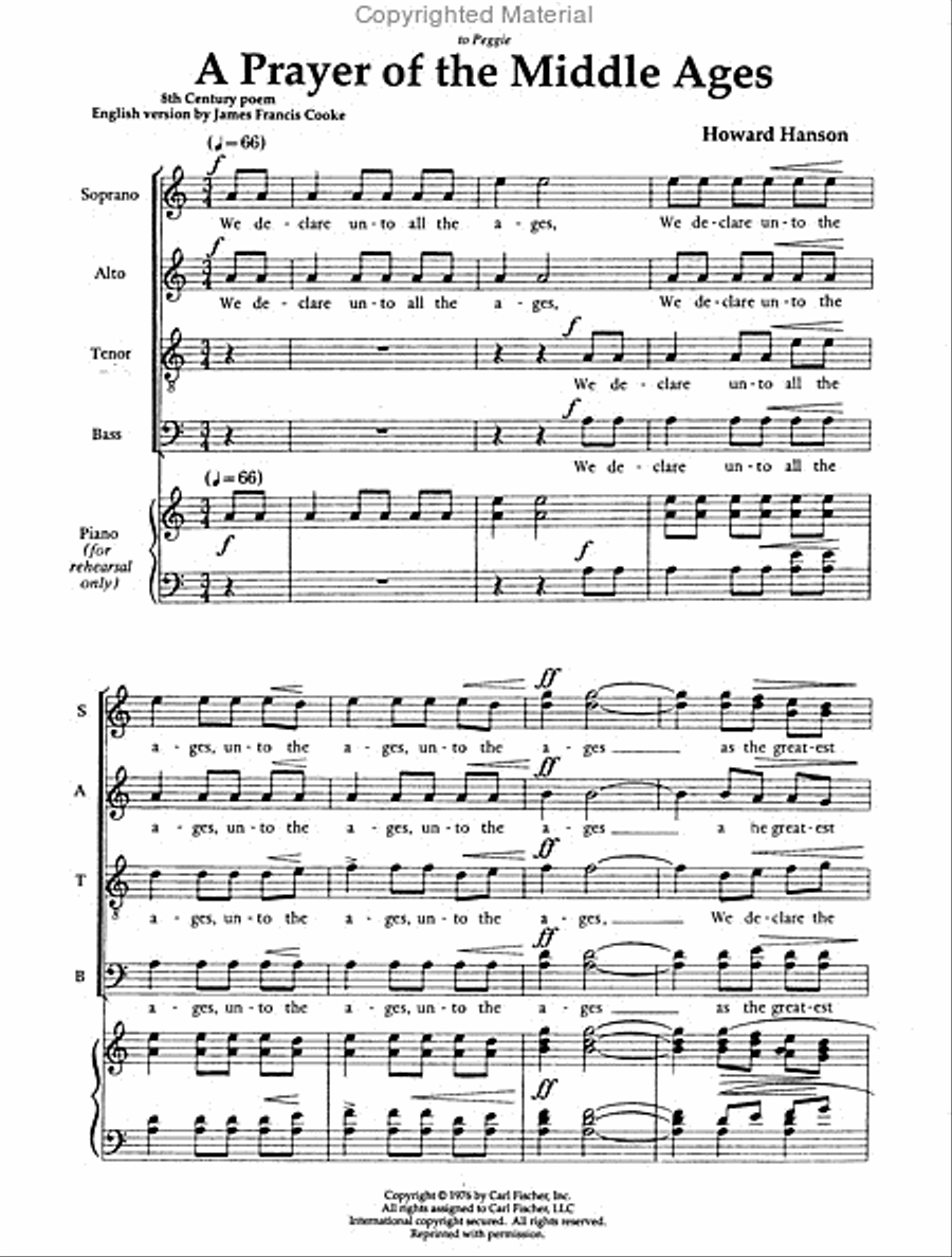 prayer of the middle ages SSAATTBB scores gallery preview page 2
