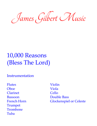 10,000 Reasons (bless The Lord)
