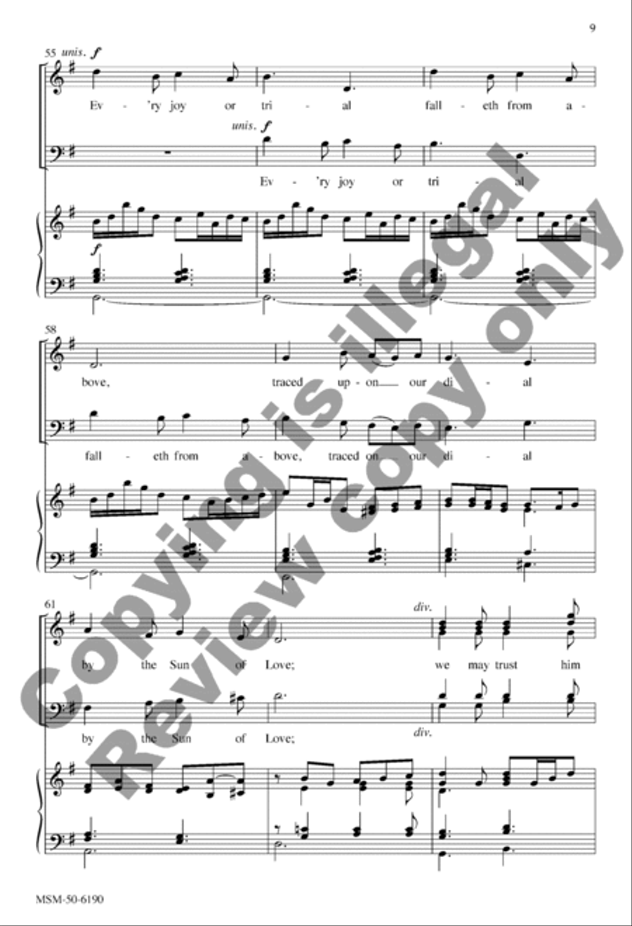 Like a River Glorious Like a River Glorious 4-Part scores gallery preview page 8