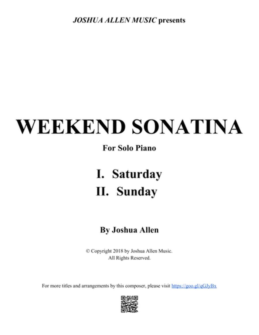 Weekend Sonatina image number null