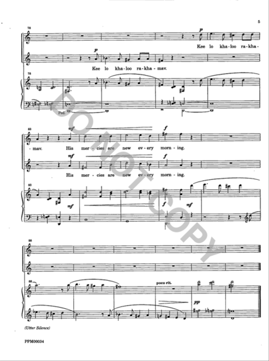 Magdalen at the Tomb Magdalen at the Tomb Choir scores gallery preview page 6