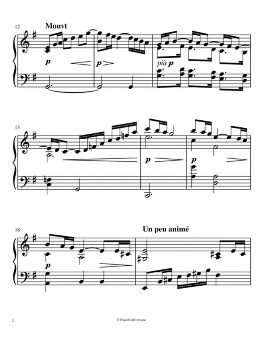 The Girl With the Flaxen Hair - Debussy (Intermediate Piano) image number null