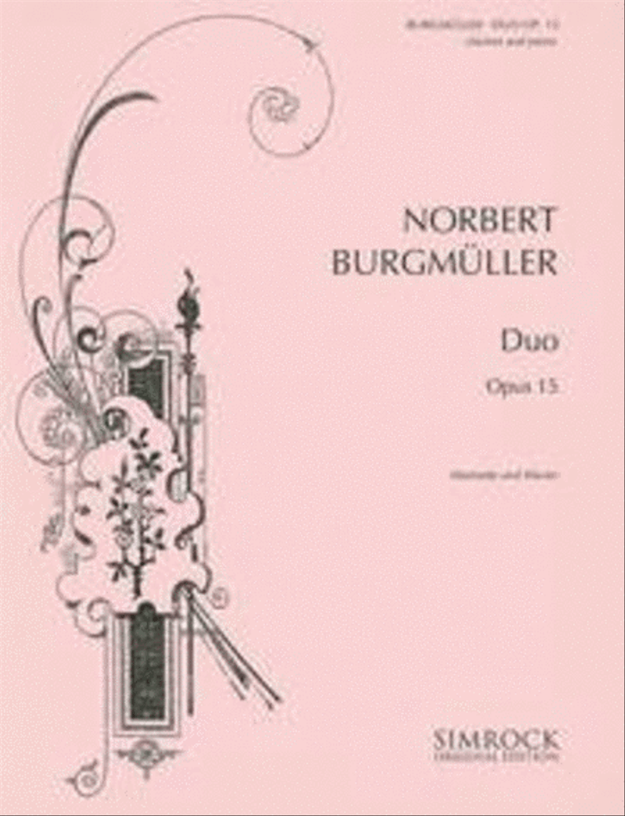 Duo op. 15 Clarinet Solo scores gallery preview page 1