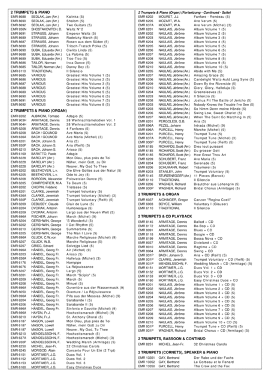 7 Duette Trumpet Duet scores gallery preview page 10