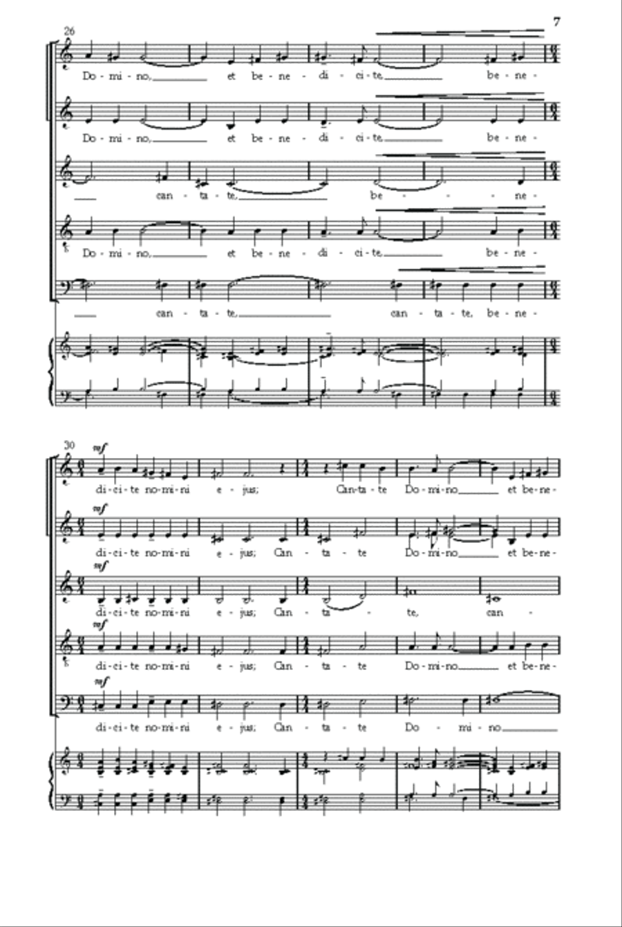Canticum novum Divisi scores gallery preview page 6
