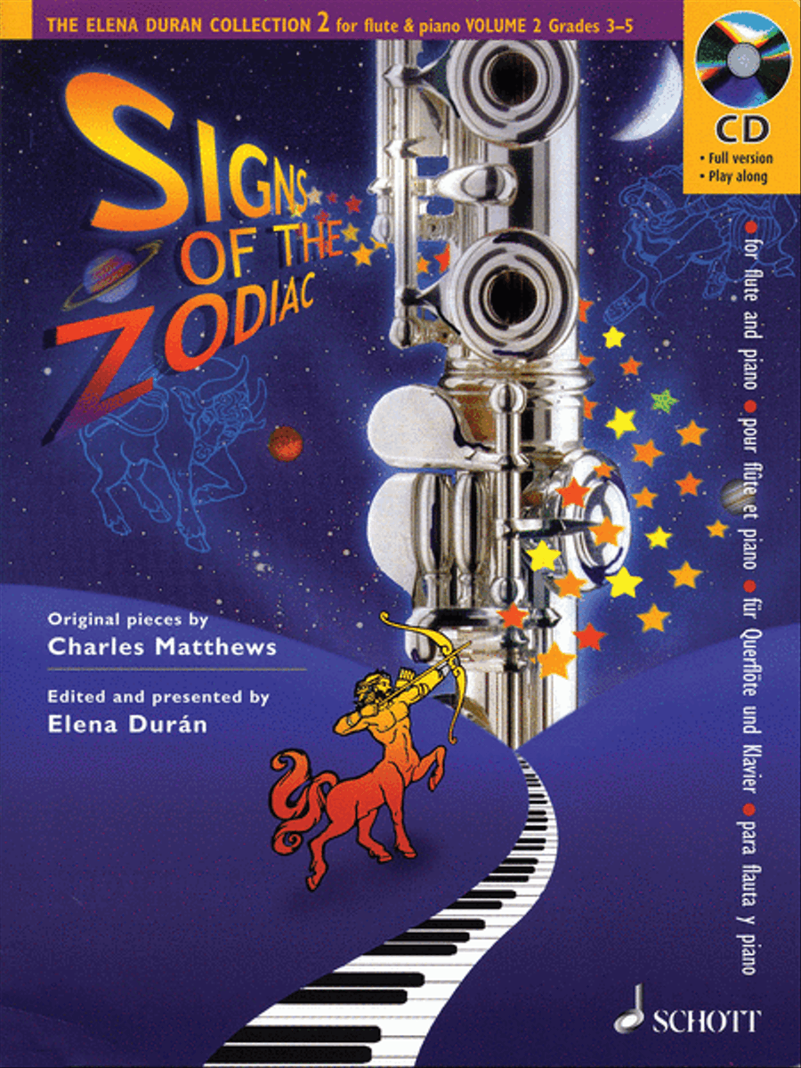 Signs of the Zodiac Flute Solo scores gallery preview page 1