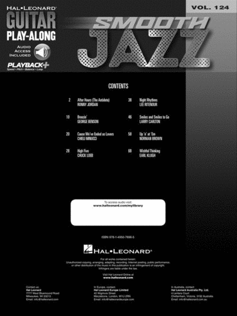 Smooth Jazz Electric Guitar scores gallery preview page 3
