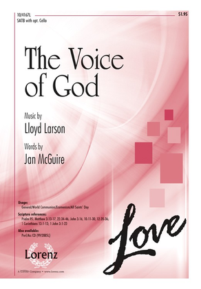 Book cover for The Voice of God