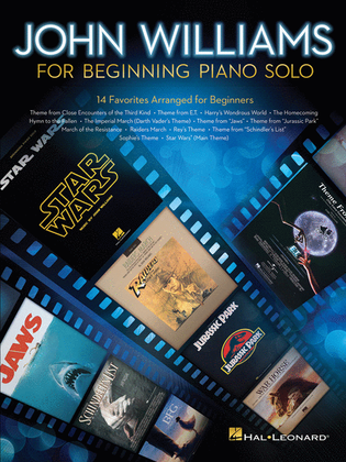 Book cover for John Williams for Beginning Piano Solo