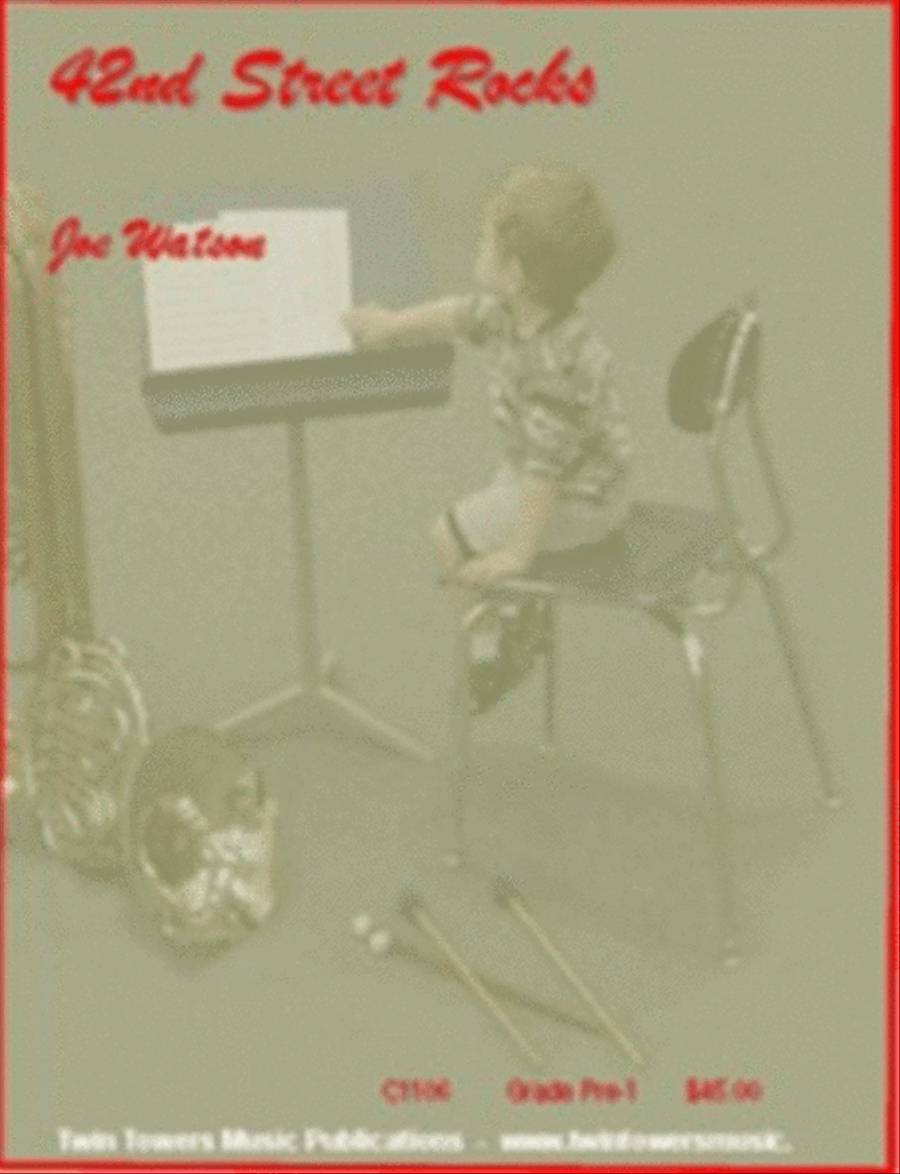 42nd Street Rocks Concert Band scores gallery preview page 1