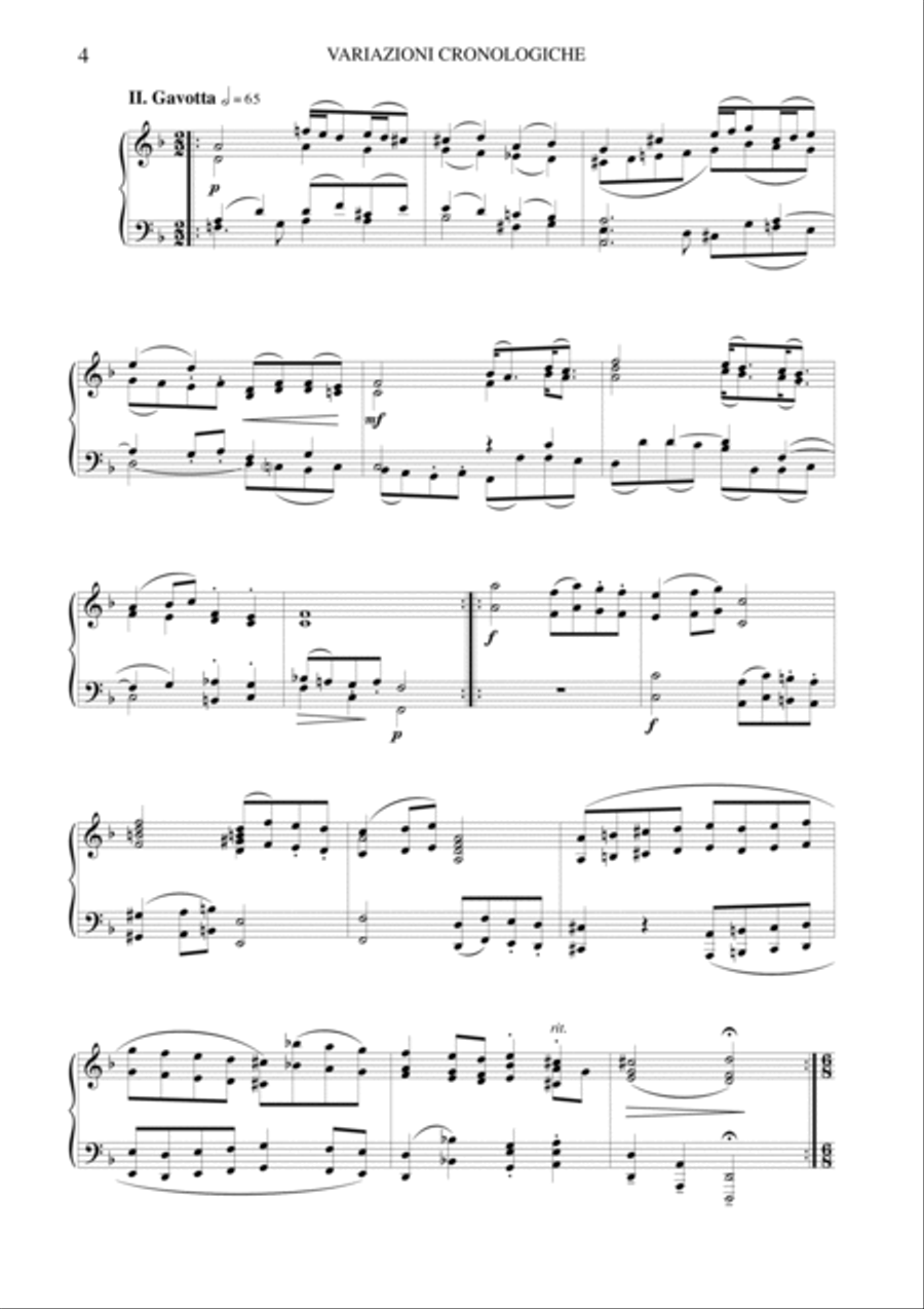 Salvatore Passantino: VARIAZIONI CRONOLOGICHE SU UN TEMA DI J. S. BACH (ES-21-036) Piano Solo scores gallery preview page 6