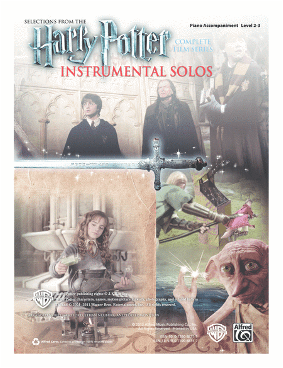 Harry Potter Instrumental Solos Piano scores gallery preview page 5