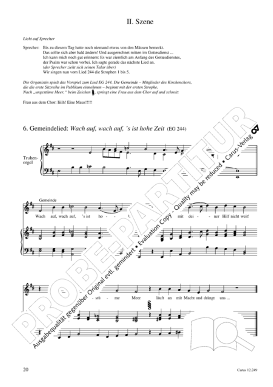Mause in der Michaelskirche 4-Part scores gallery preview page 21