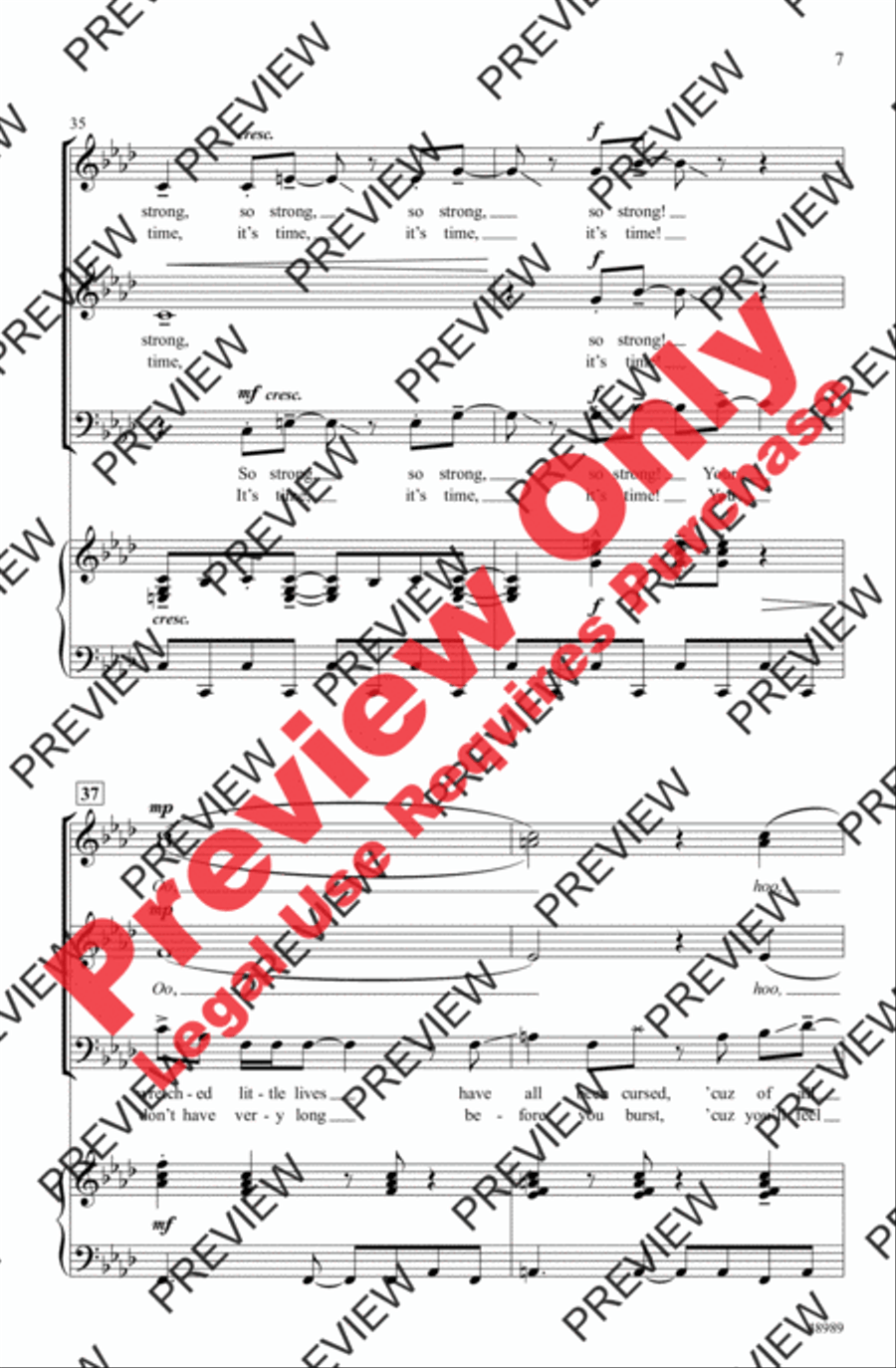 I Put a Spell on You 3-Part scores gallery preview page 7