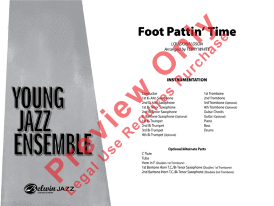 Foot Pattin' Time Foot Pattin' Time Jazz Ensemble scores gallery preview page 2