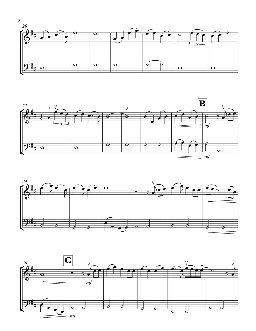 Turning Page String Duet scores gallery preview page 2