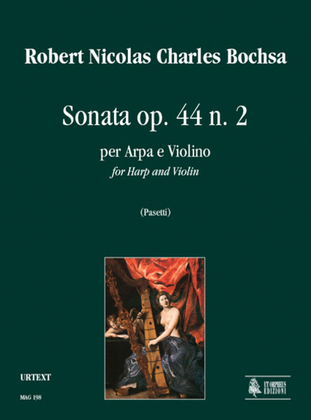Book cover for Sonata Op. 44 No. 2 for Harp and Violin