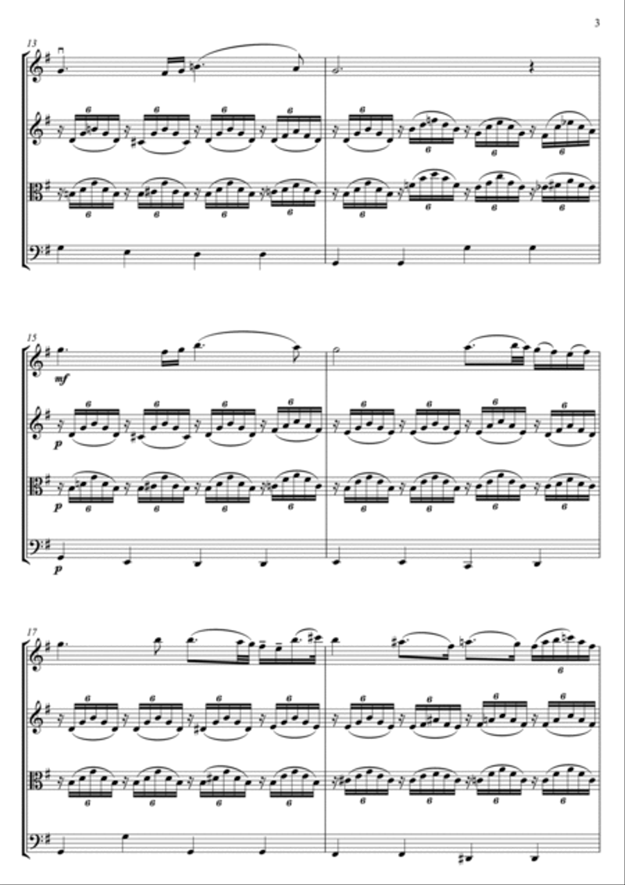 Ave Maria Ave Maria String Quartet scores gallery preview page 4