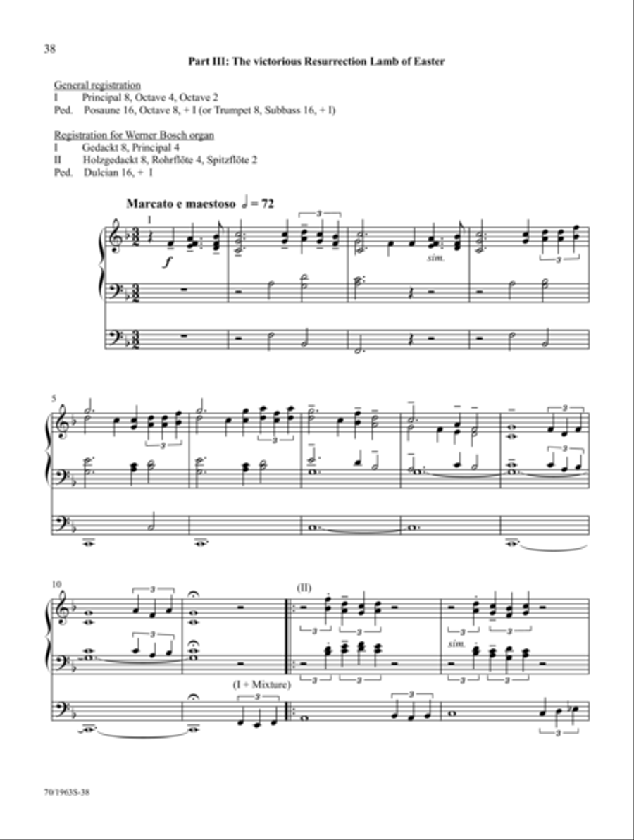 God of Grace and God of Glory Organ Solo scores gallery preview page 18