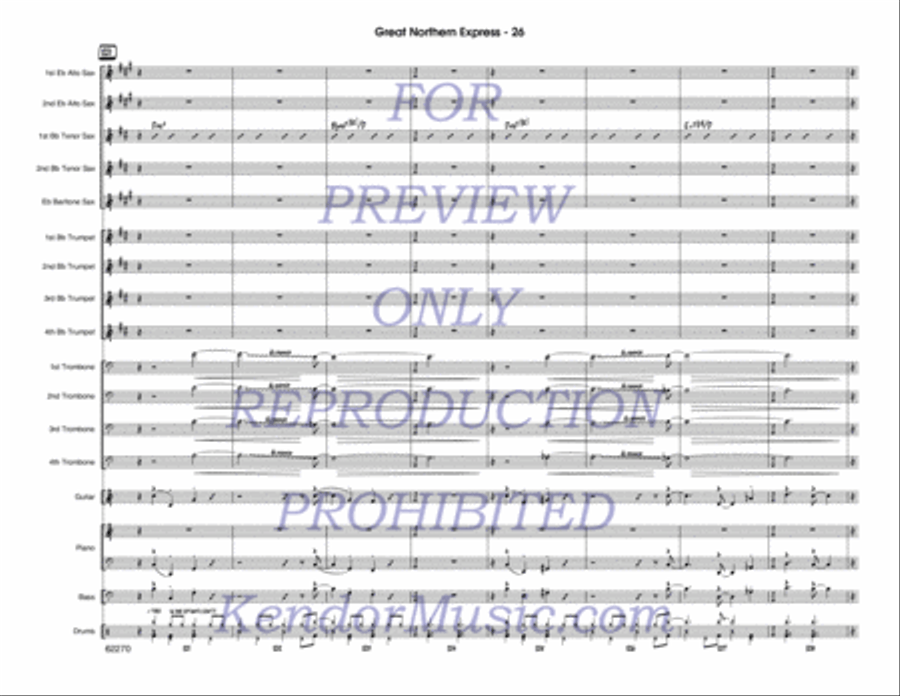Great Northern Express Jazz Ensemble scores gallery preview page 27
