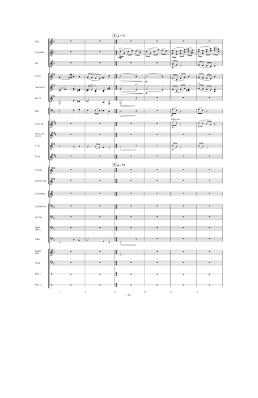 Apollo: Myth and Legend Concert Band scores gallery preview page 3