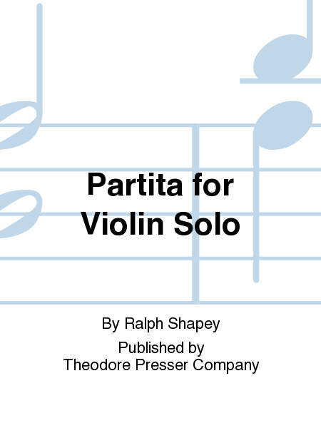 Partita For Violin Solo