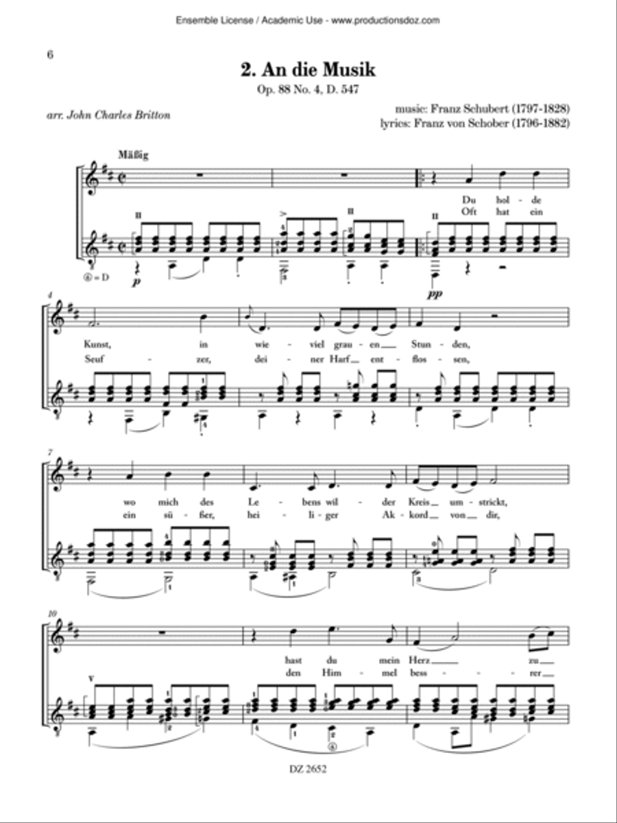 Lieder Collection, Vol. 1 - voix élevée Classical Guitar scores gallery preview page 6