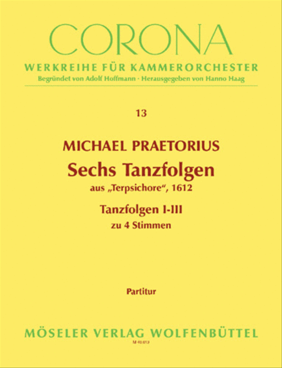 Sechs Tanzfogen Band 1 4-Part scores gallery preview page 1