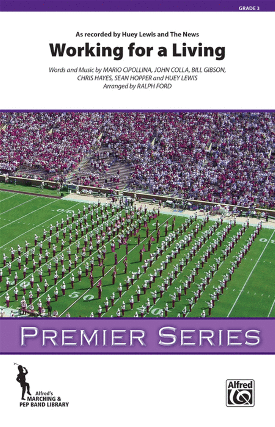 Workin' for a Livin' Marching Band scores gallery preview page 1