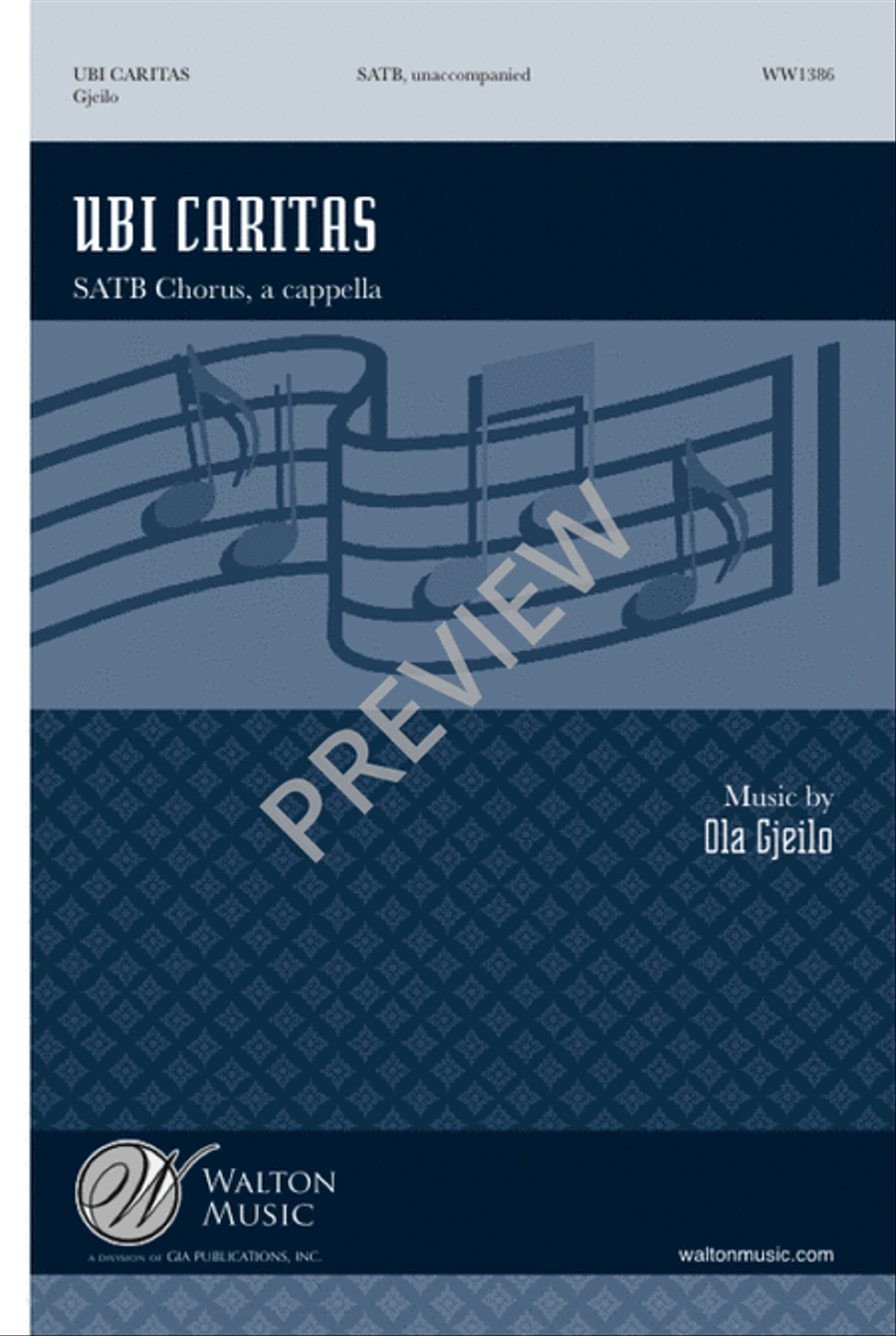 Ubi Caritas (SATB) image number null