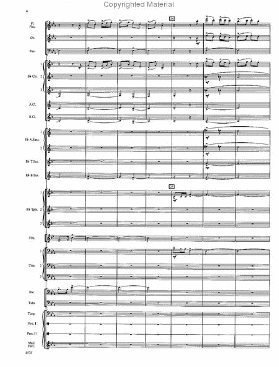 West Highlands Sojourn Concert Band scores gallery preview page 5