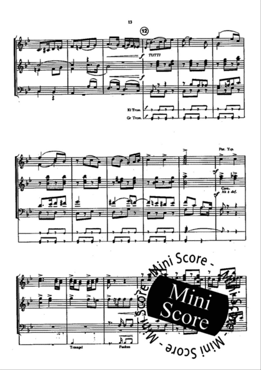 The Princess and the Poet Fanfare Band scores gallery preview page 14